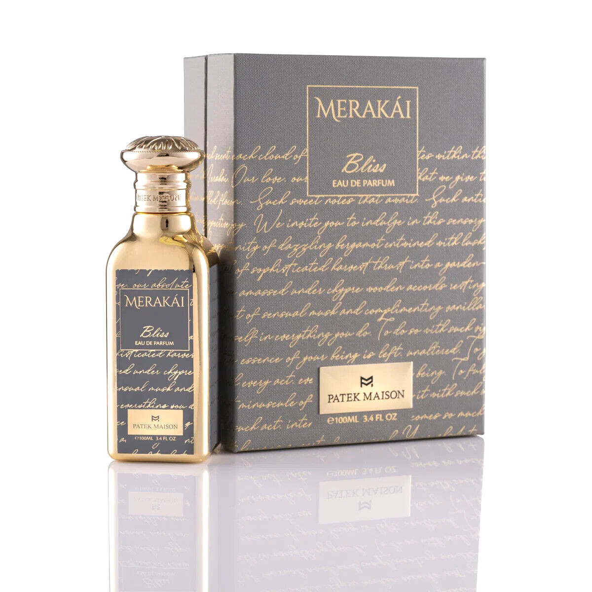 Merakai Bliss Unisex Eau De Parfum Spray by Patek Maison 🔥