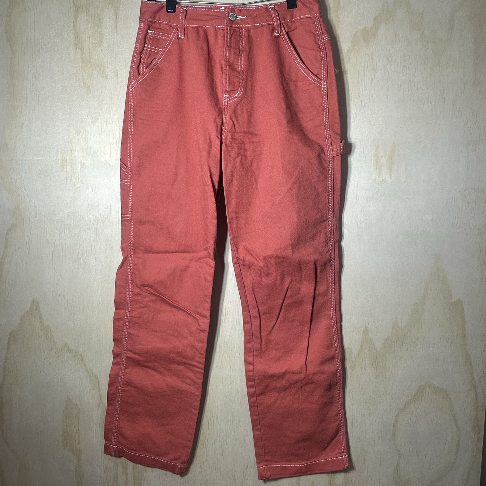 S.O.N.G. High Rise Carpenter 90\'s Boyfriend Jeans Size 5/27 Peach color S.O.N.G. High Rise Carpenter 90\'s Boyfriend Jeans Size 5/27 Peach color