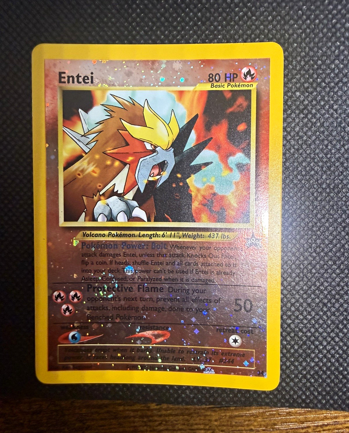 Entei 34 Promo Wizards Black Star Promos Pokemon Reverse Holo LP