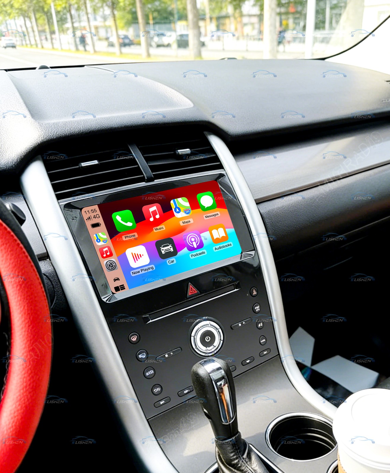 Android 15.0 Carplay For Ford Edge 2010-2015 Car Radio Stereo 9