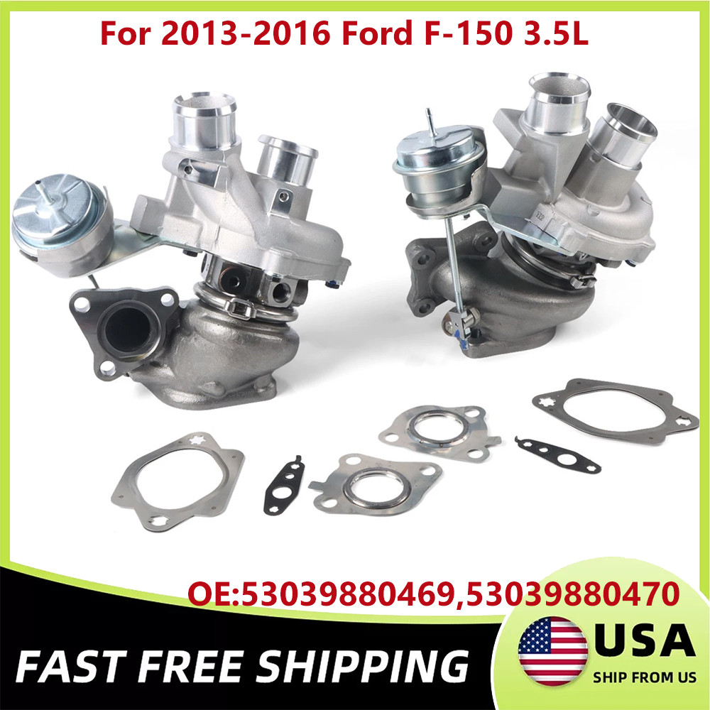 Left + Right Turbo For Ford F150 F-150 V6 3.5L 2013-2016 PAIR Gas Turbocharger