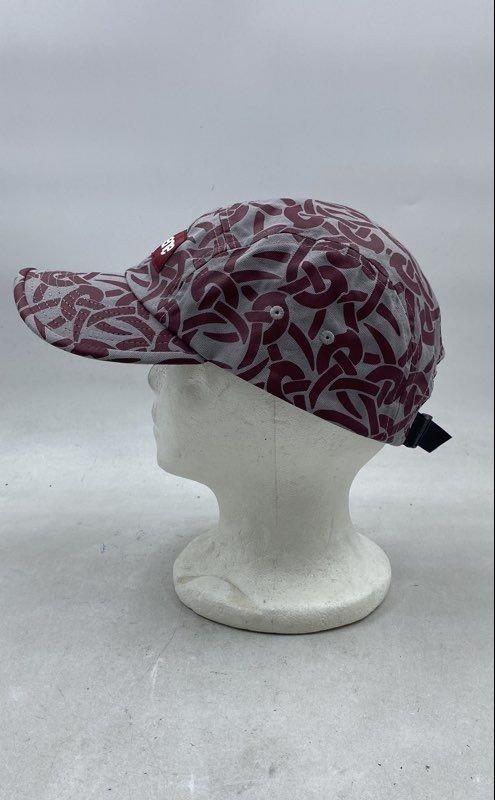 Supreme Celtic Knot Camp Cap Hat Red Grey 5-Panel Adjustable One Size