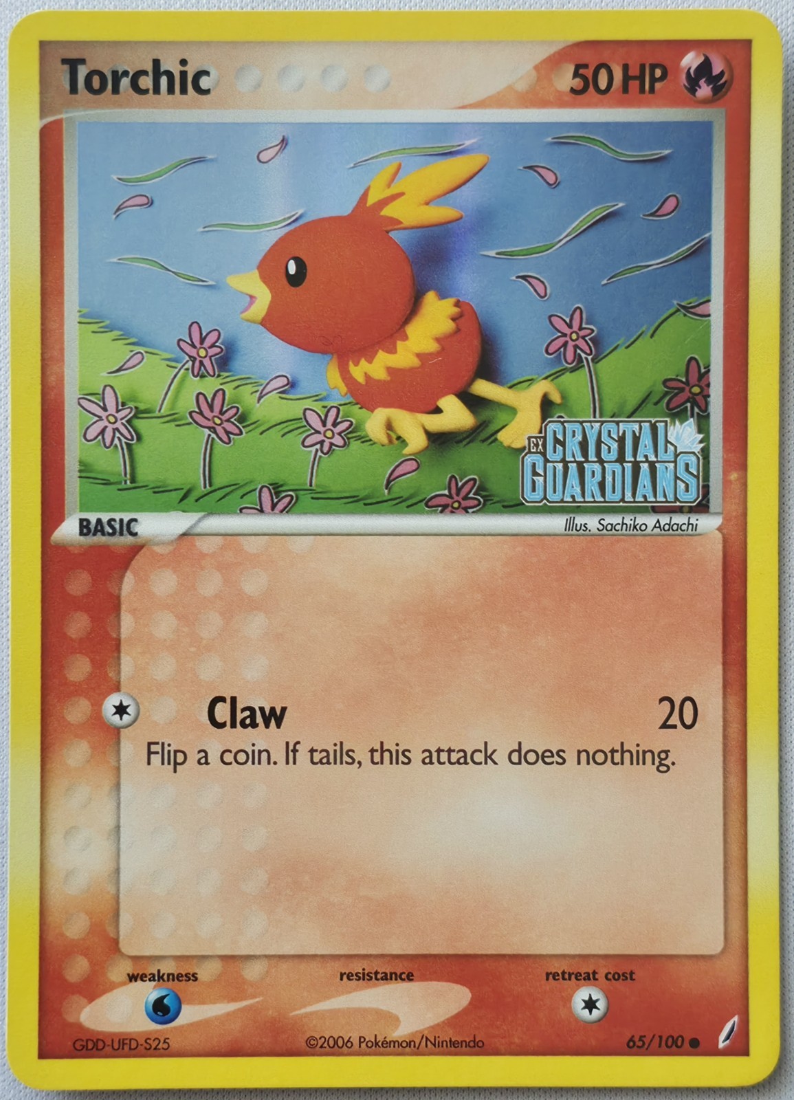 Pokémon TCG - Torchic 65/100 Reverse Holo - 2006 EX Crystal Guardians