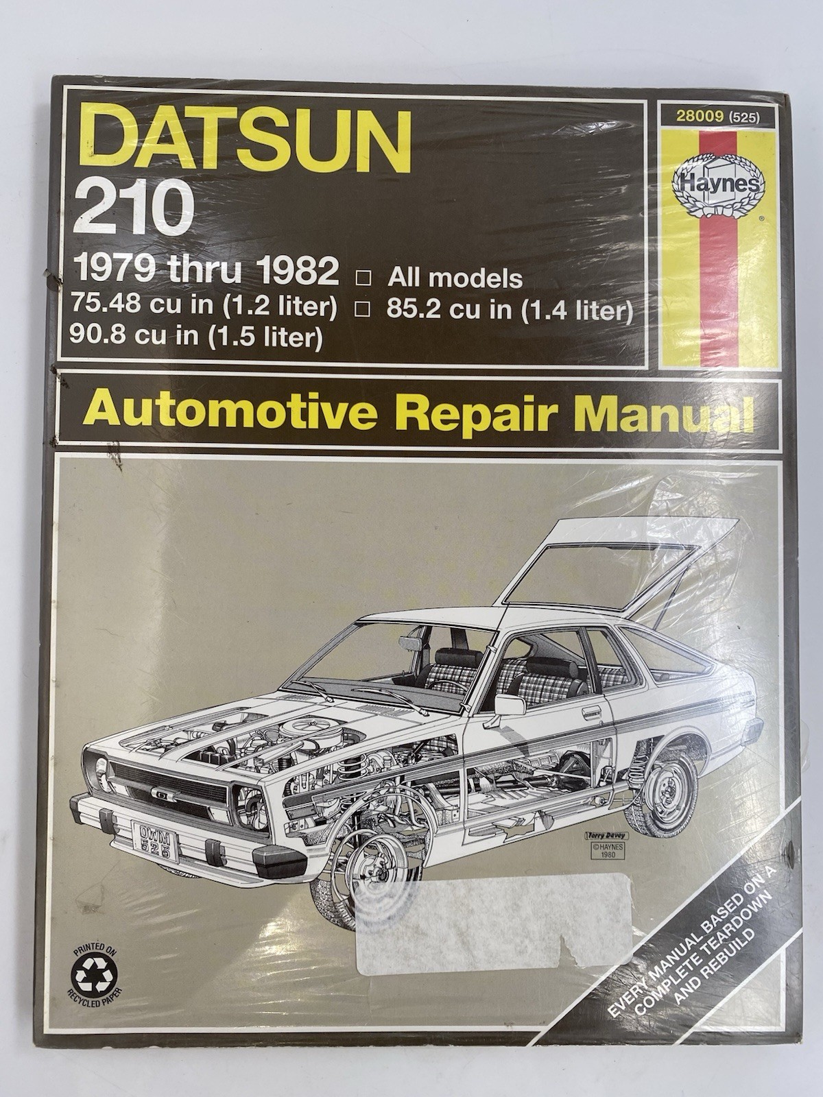 NEW 1979 - 1982 Haynes DATSUN 210 All Models Automotive Service Repair Manual.