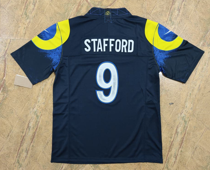 Men's Matthew Stafford #9 Rams Rivalries Collection Game MEN ALL Stitched Sizes