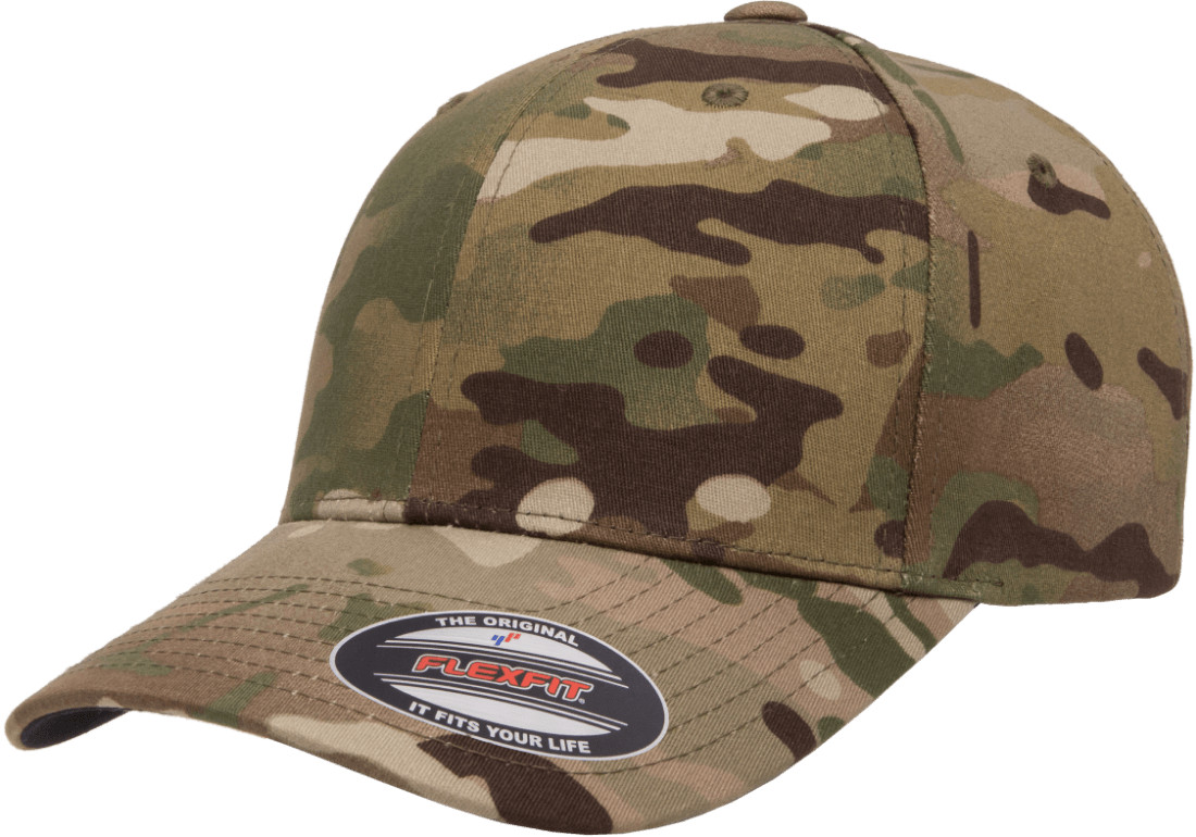 Flexfit 6277 Original Fitted Hat 6 Panel Baseball Cap Flexfit S/M L/XL XXL