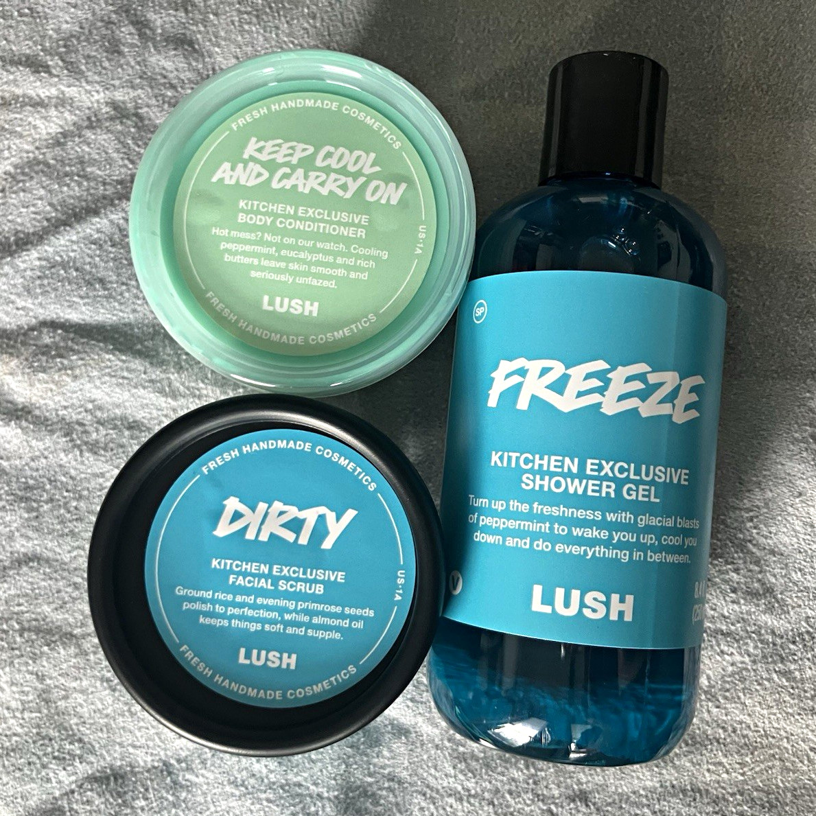 Lush Kitchen Exclusive Set: Freeze Shower Gel Set Lush Kitchen Exclusive Set: Freeze Shower Gel Set