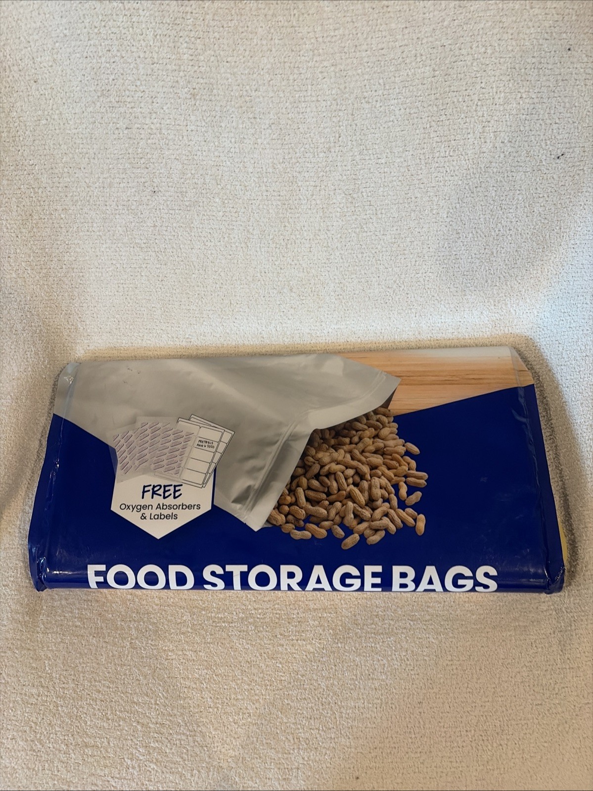 Wallaby 15ct 5-Gallon Mylar Bags w/ 2500cc Oxygen Absorbers Food Storage