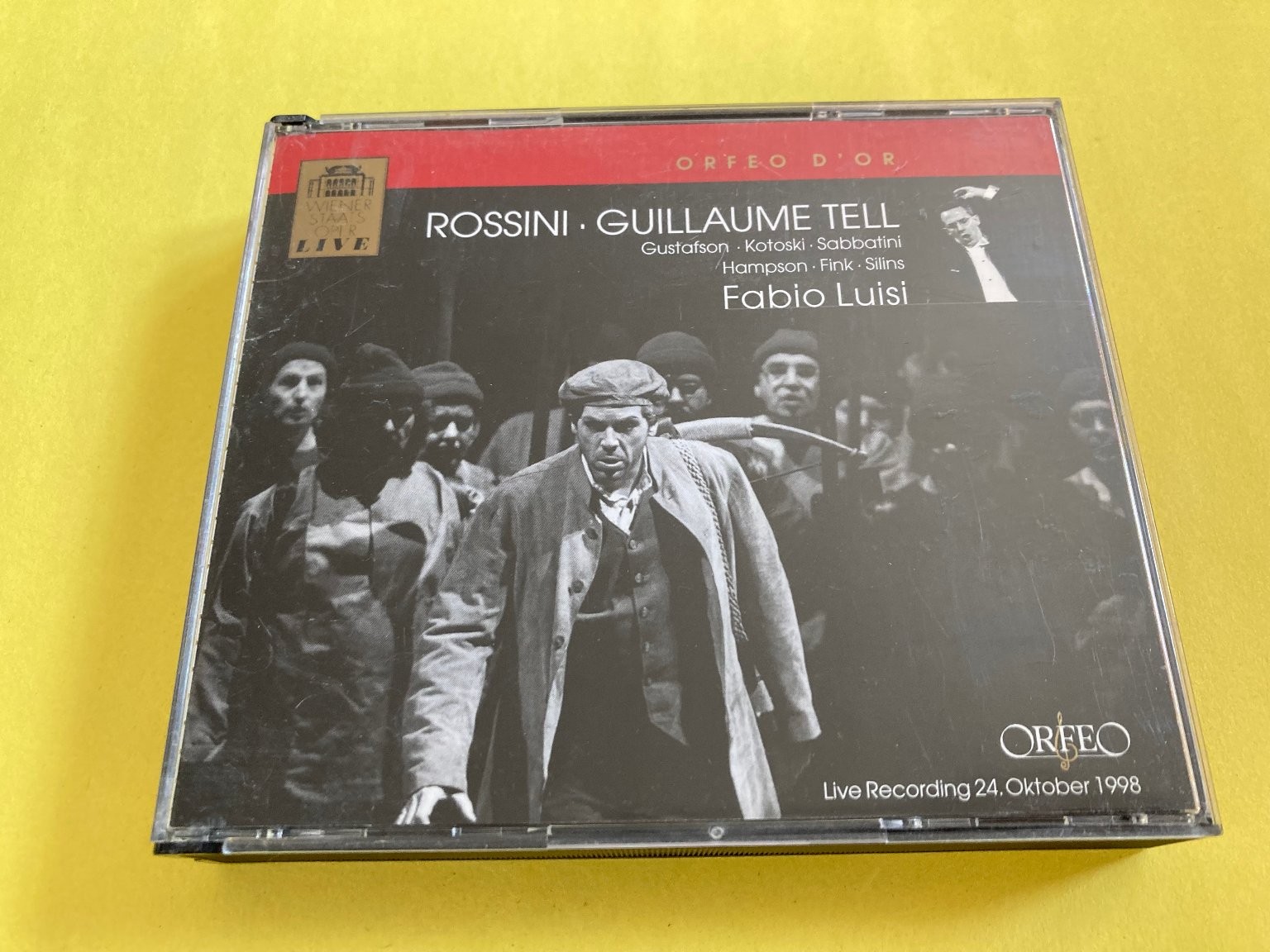 Rossini – Guillaume Tell 3CD Set 2005 Live Opera 1998 Orfeo D'Or Luisi