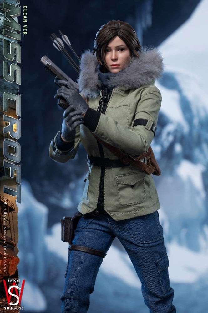 SWTOYS MISS CROFT Clean Version 1/6 Scale Action Figure NEW SEALED