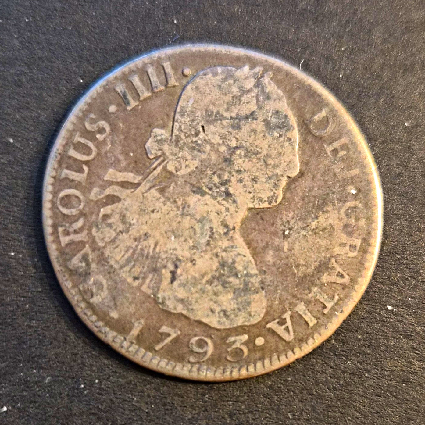1793 Mexico City 8 Reales Silver 0.903 Charles IV Bust-Type KM#109 1793 Mexico City 8 Reales Silver 0.903 Charles IV Bust-Type KM#109