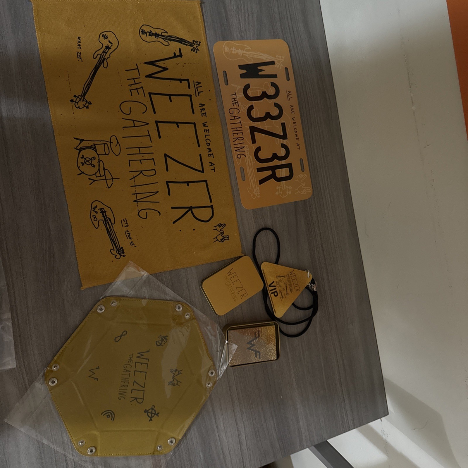 Weezer The Gathering VIP Merch Package 2026 gold album tour fiserv forum Weezer The Gathering VIP Merch Package 2026 gold album tour fiserv forum