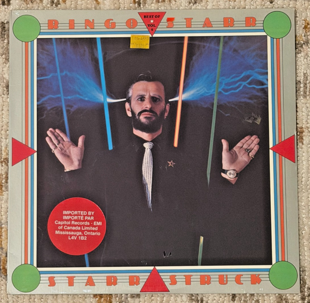 Ringo Starr Starr Struck Best Of Vol 2 -Vinyl LP 1989 Rhino- R1 70135 New/Sealed