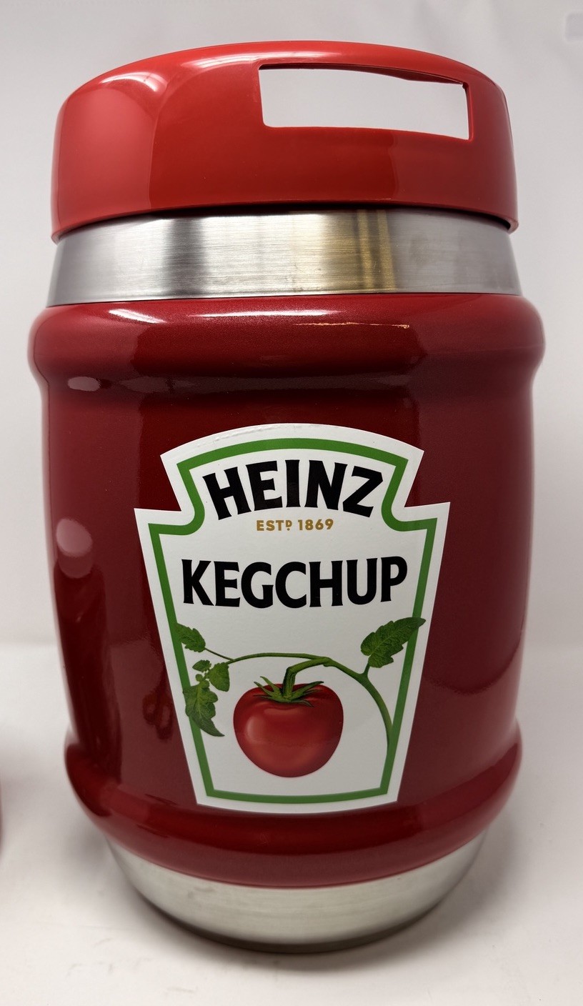 HEINZ KegChup Ketchup Keg with 114oz Jug Limited To 157