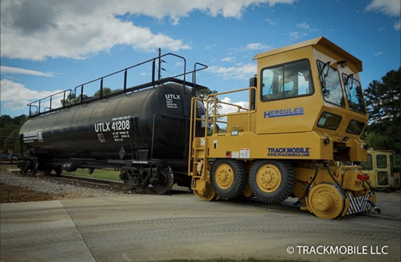 HO-Scale 1:87 Trackmobile Static 3D Printed Model