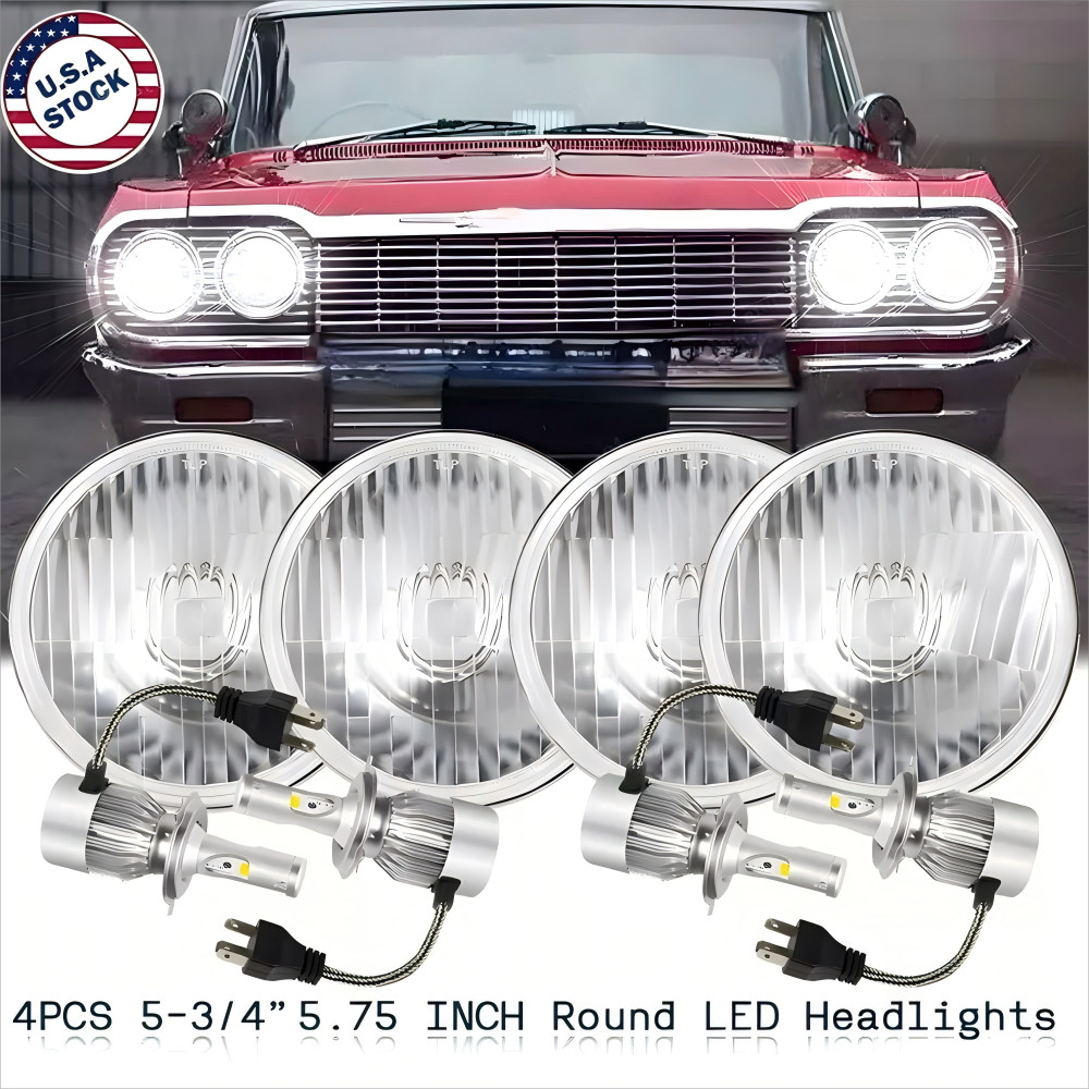 For 58-75 Chevy Impala El Camino 4PCS 5.75\