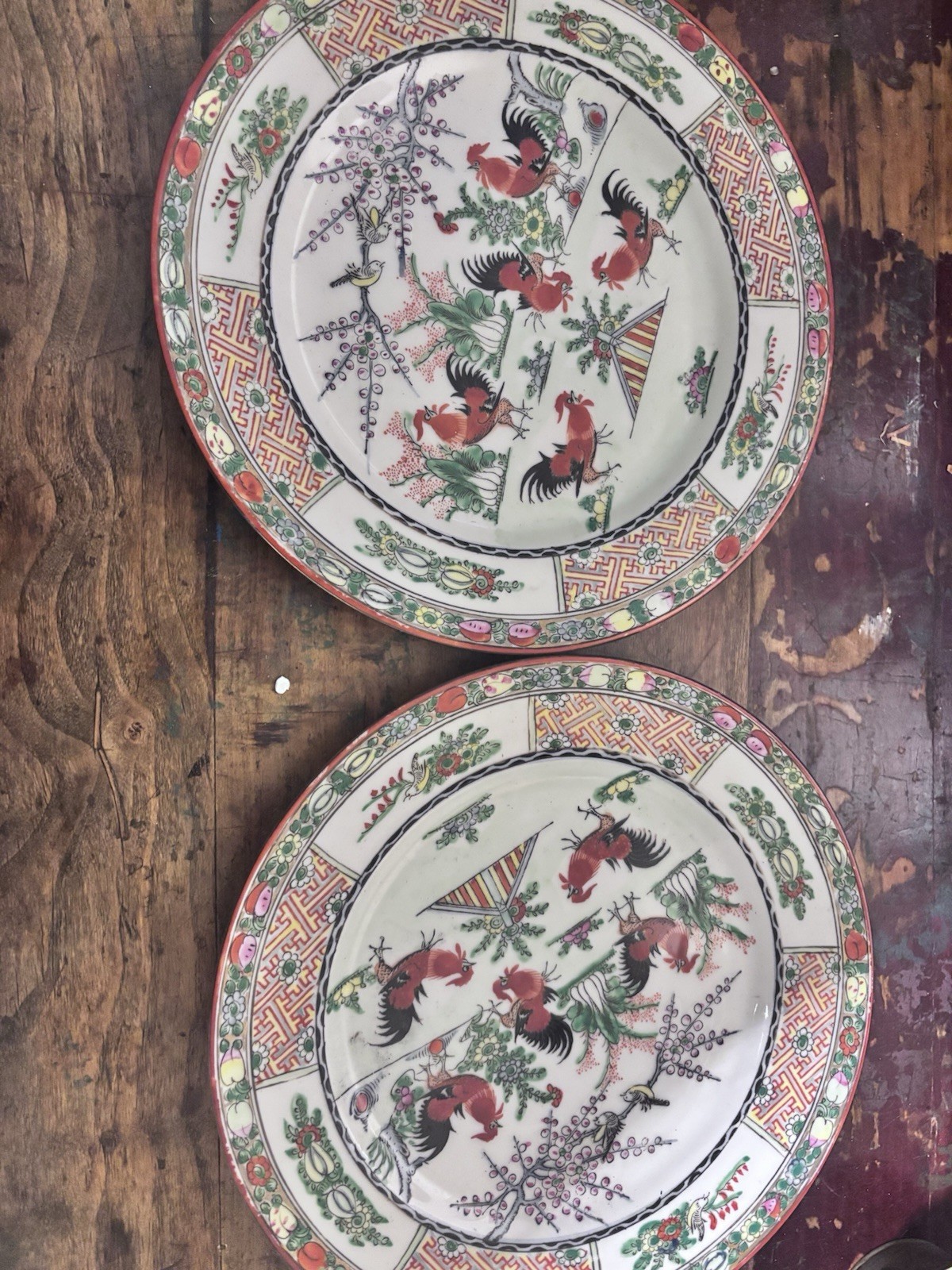 vintage chinese plates antique set vintage chinese plates antique set
