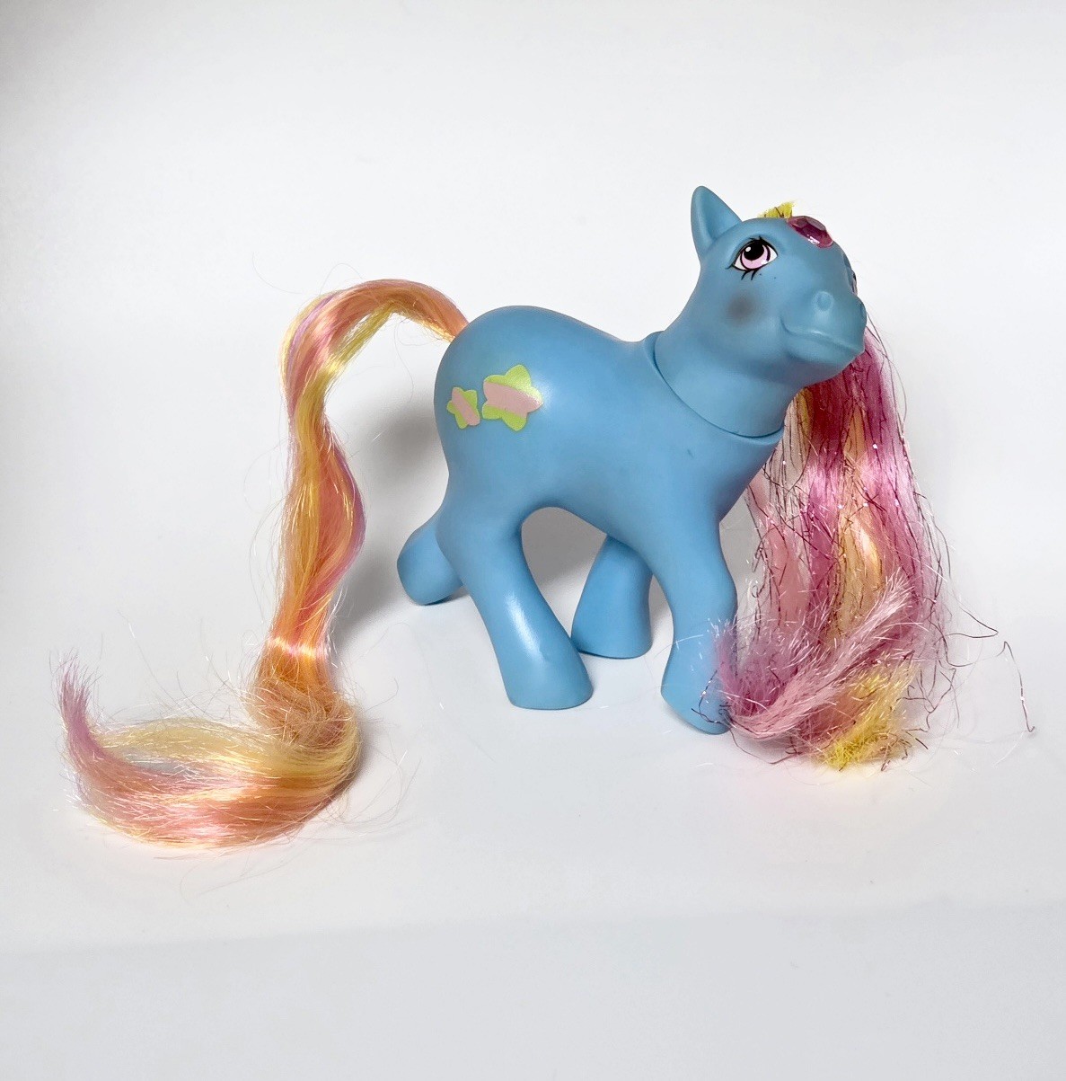 Vintage My Little Pony G1 Star Gleamer Princess Brush 'n Grow Pony