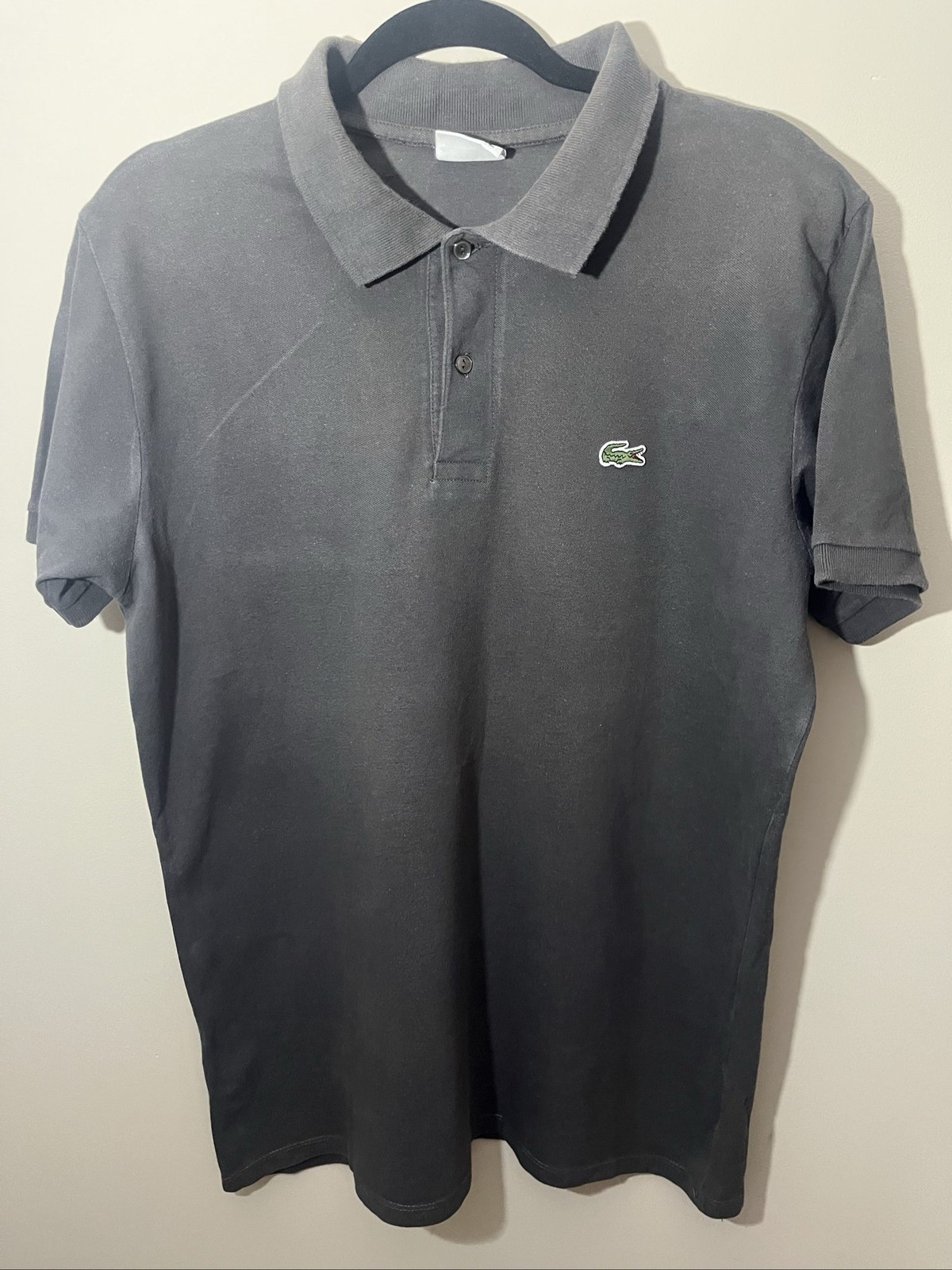 Lacoste Brown Men\'s Cotton Polo Shirt Size L Classic Fit Lacoste Brown Men\'s Cotton Polo Shirt Size L Classic Fit