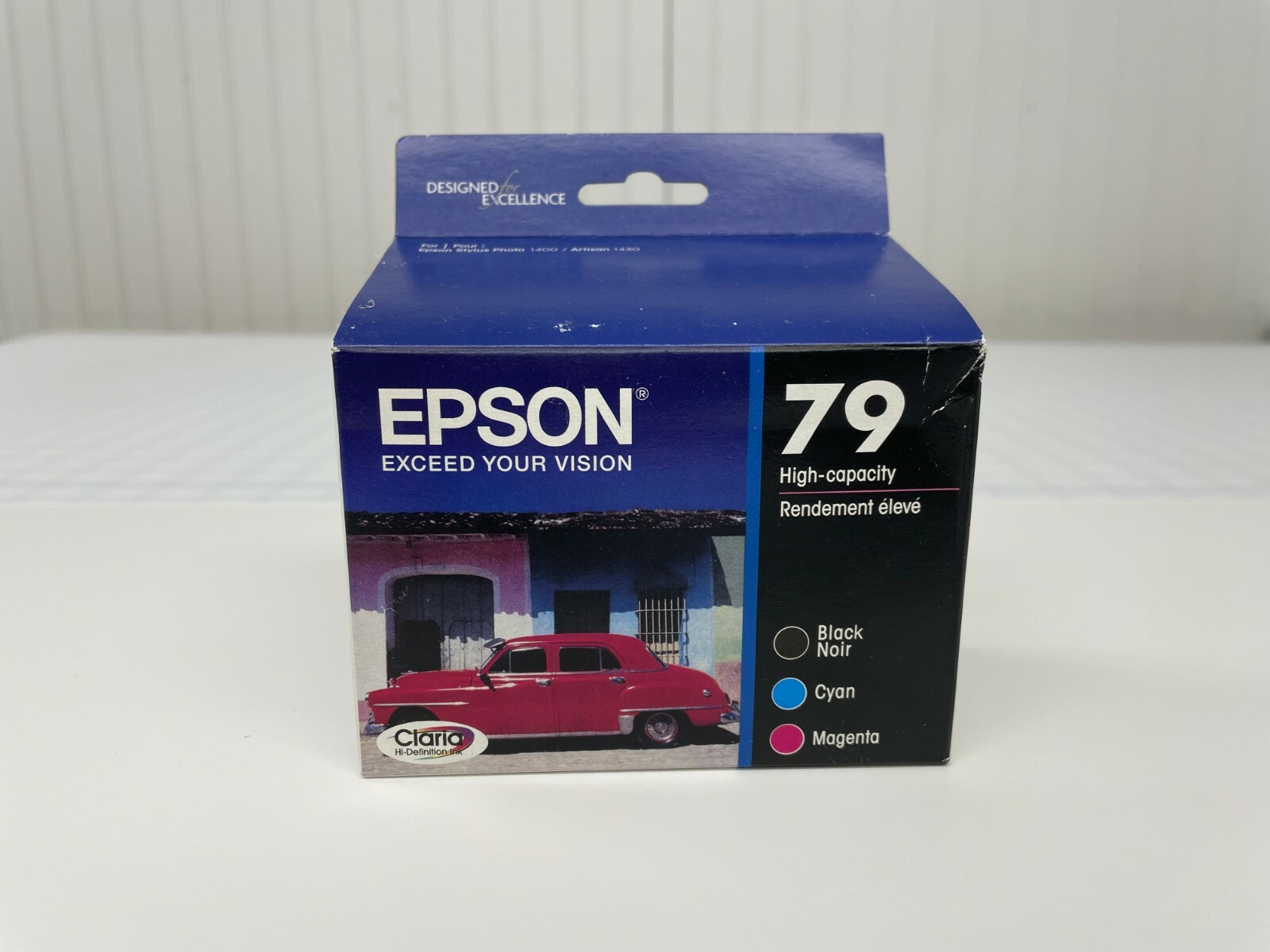 3-PK Genuine Epson 79 Black Cyan Magenta Ink Cartridges for 1400 Artisan 1430 3-PK Genuine Epson 79 Black Cyan Magenta Ink Cartridges for 1400 Artisan 1430