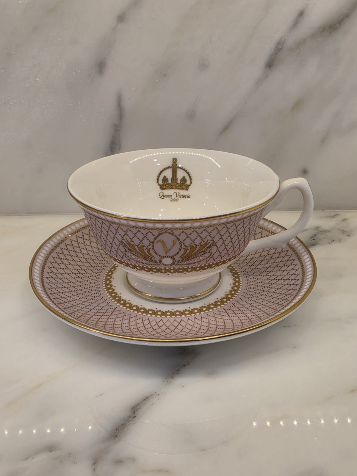 William Edwards Queen Victoria 200th Anniversary Tea Cup Saucer 2019 Bone China