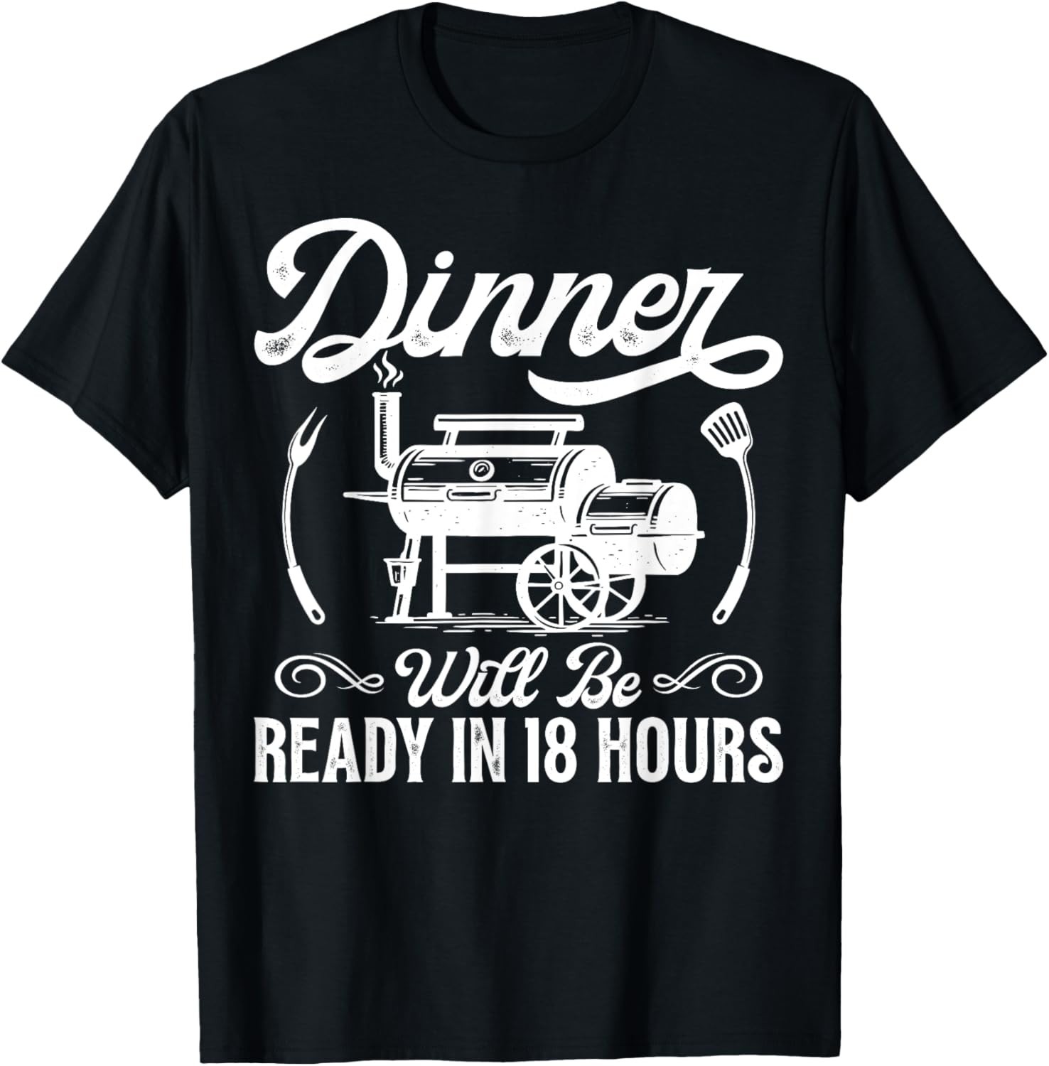 Funny BBQ Men Smoking Meat Smoker Grilling Barbecue Dad T-Shirt unisex T-Shirt