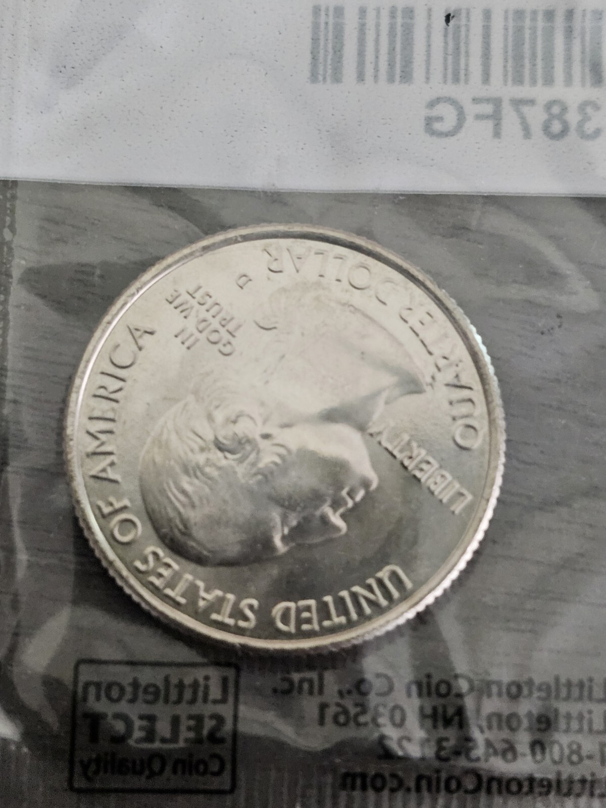 2010 D Yellowstone National Park Uncirculated 25c Proof Like 