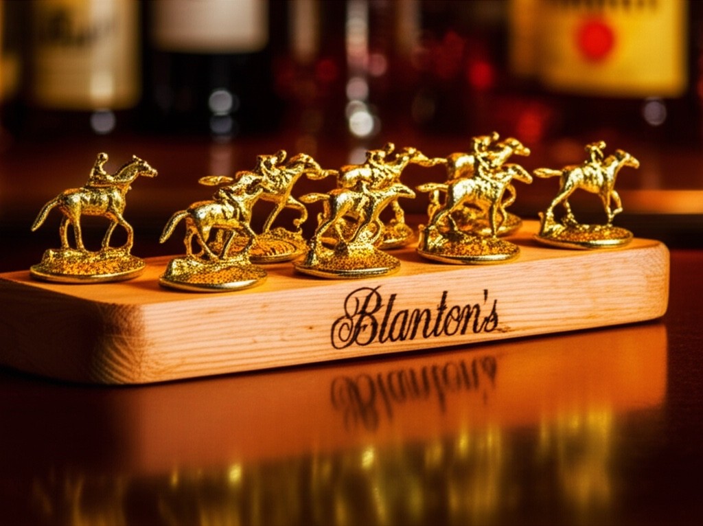 Blanton's Bourbon Horse Cork Stopper Display- Small Compact Size Blanton's Bourbon Horse Cork Stopper Display- Small Compact Size