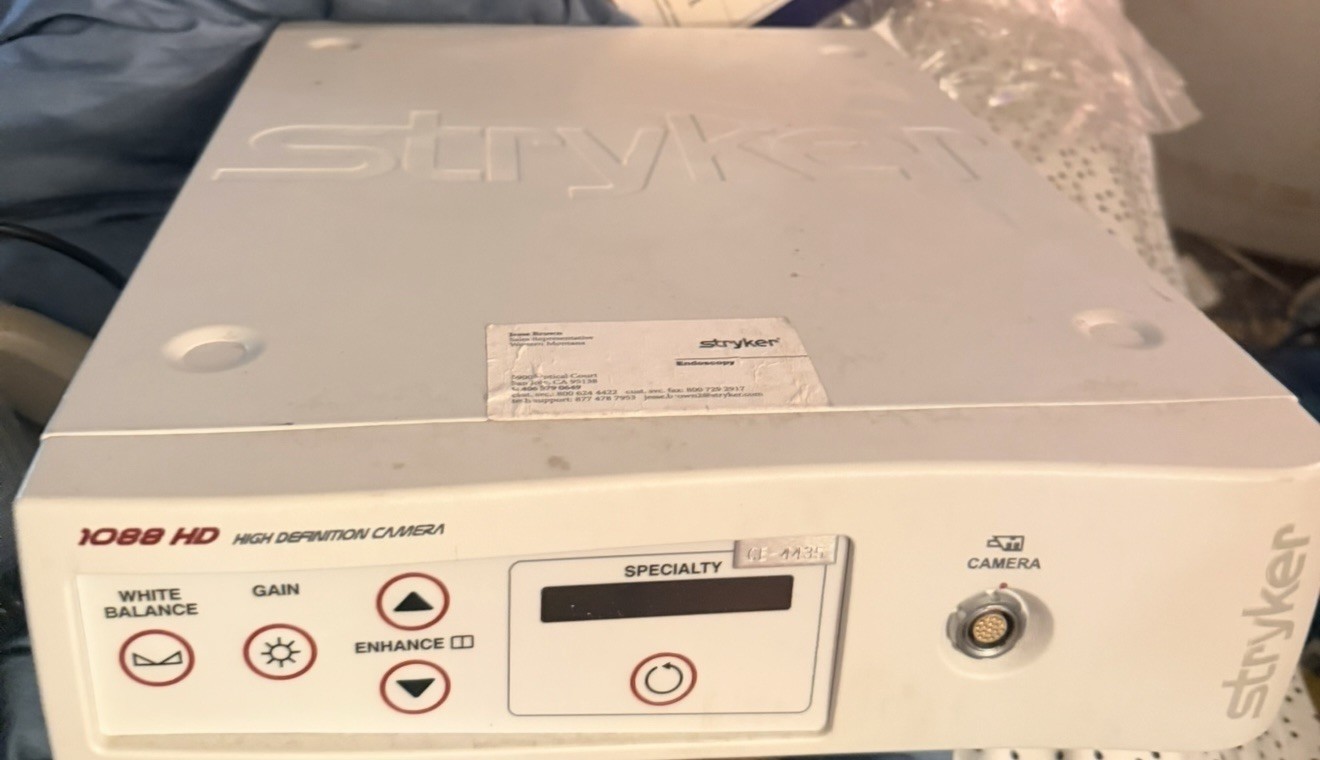 STRYKER SYSTEM 1088-010-000 HD CONSOLE CAMERA CONTROLLER CONTROL HIGH DEF 1088HD