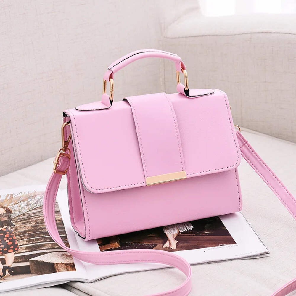 Hot Sale Flap Sling Shoulder Bags for Women Solid Color Crossbody Messenger Bag