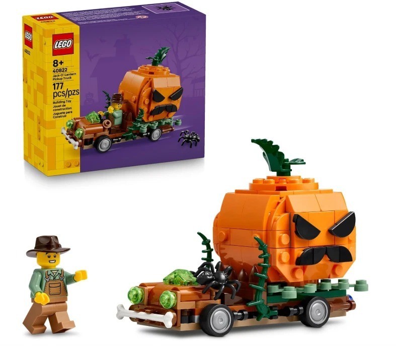 LEGO Halloween Jack-O\'-Lantern Pickup Truck 40822 Building Set LEGO Halloween Jack-O\'-Lantern Pickup Truck 40822 Building Set
