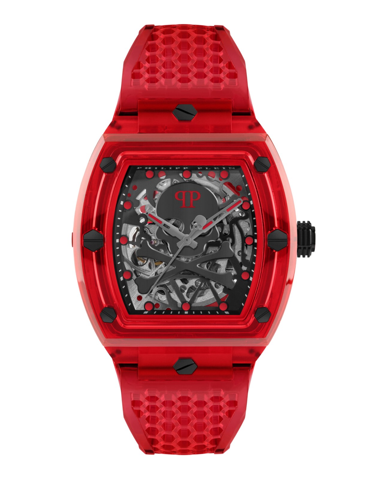 Philipp Plein Mens Two Tone 44mm Strap Fashion Watch Philipp Plein Mens Two Tone 44mm Strap Fashion Watch