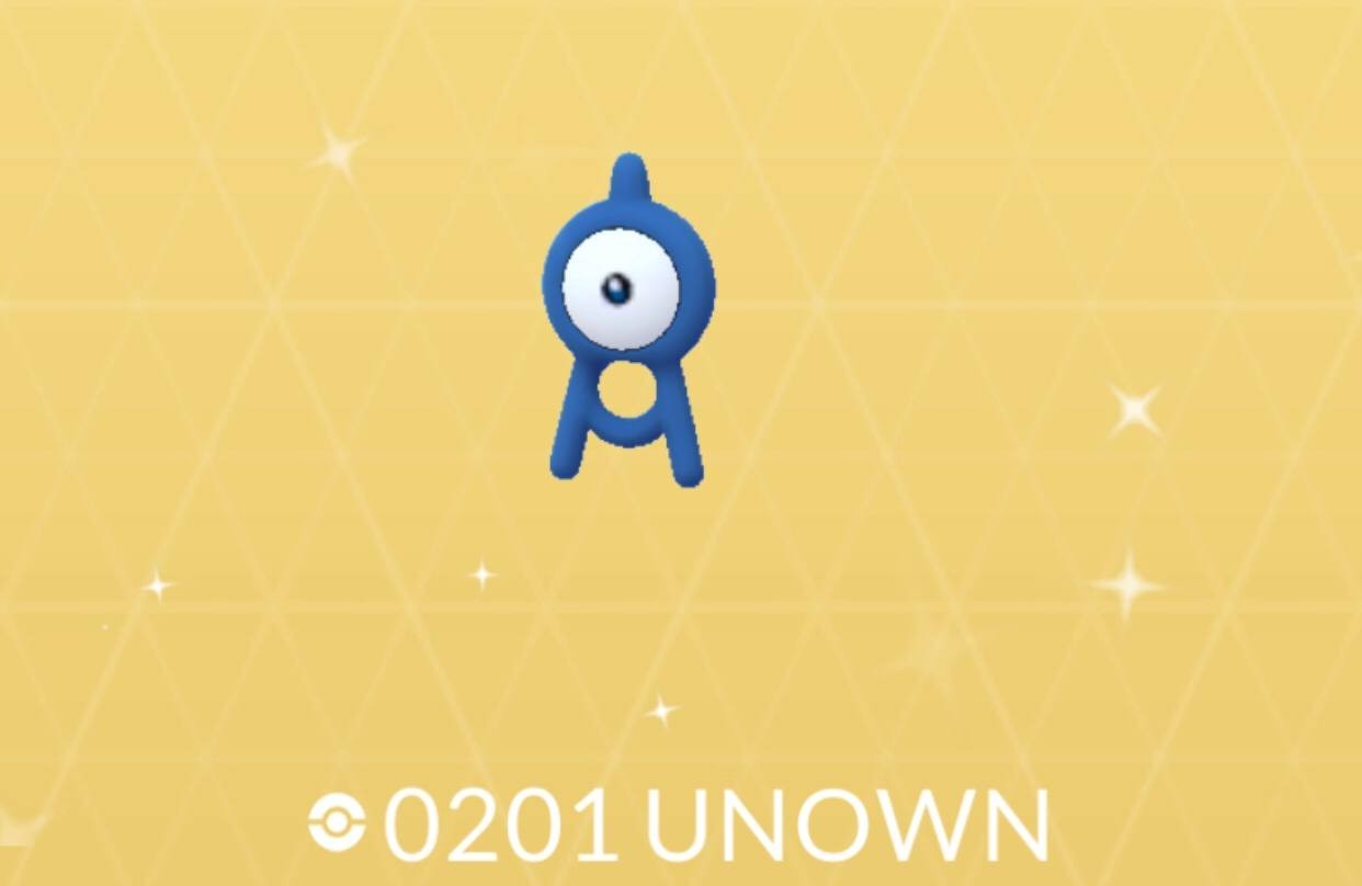 Shiny UNOWN Full List Alphabet Letters - Pokemon Go