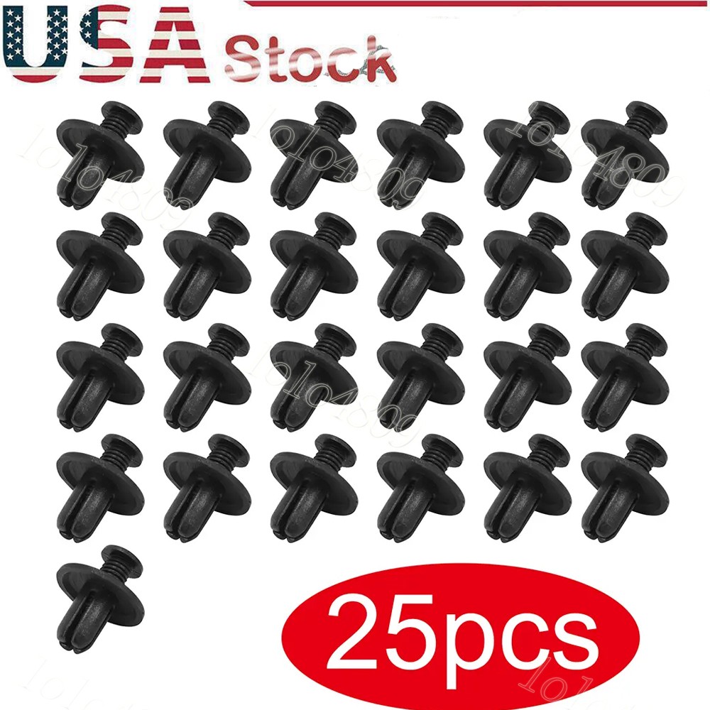 🔥Set x 25 Bumper Fender Liner Screw Trim Retainer Clips 86590-28000 for Hyundai