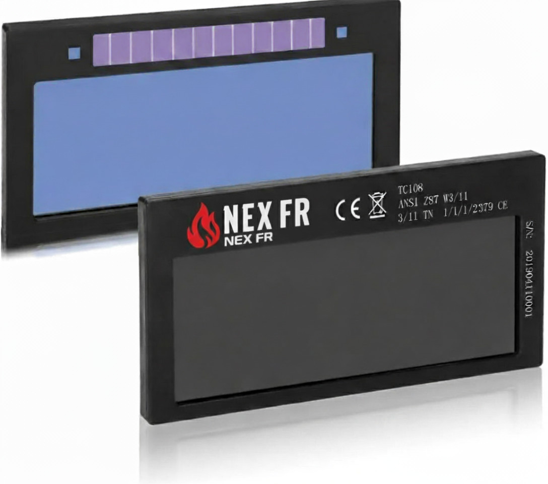 NEXFR Auto Darkening Welding Lens 2x4 X-Series, Adjustable X682 - Blue NEXFR Auto Darkening Welding Lens 2x4 X-Series, Adjustable X682 - Blue