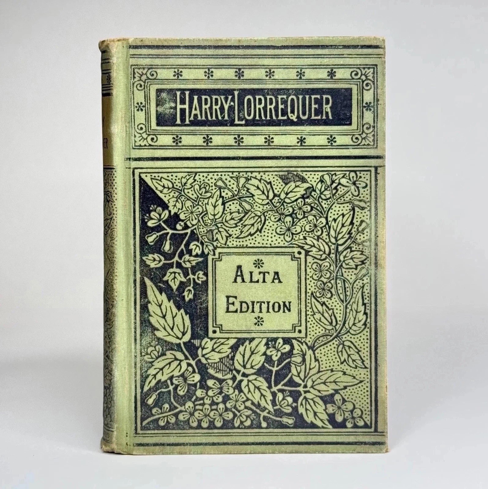 1880s Harry Lorrequer Charles Lever Illustrated Decorative Rare Antique Book