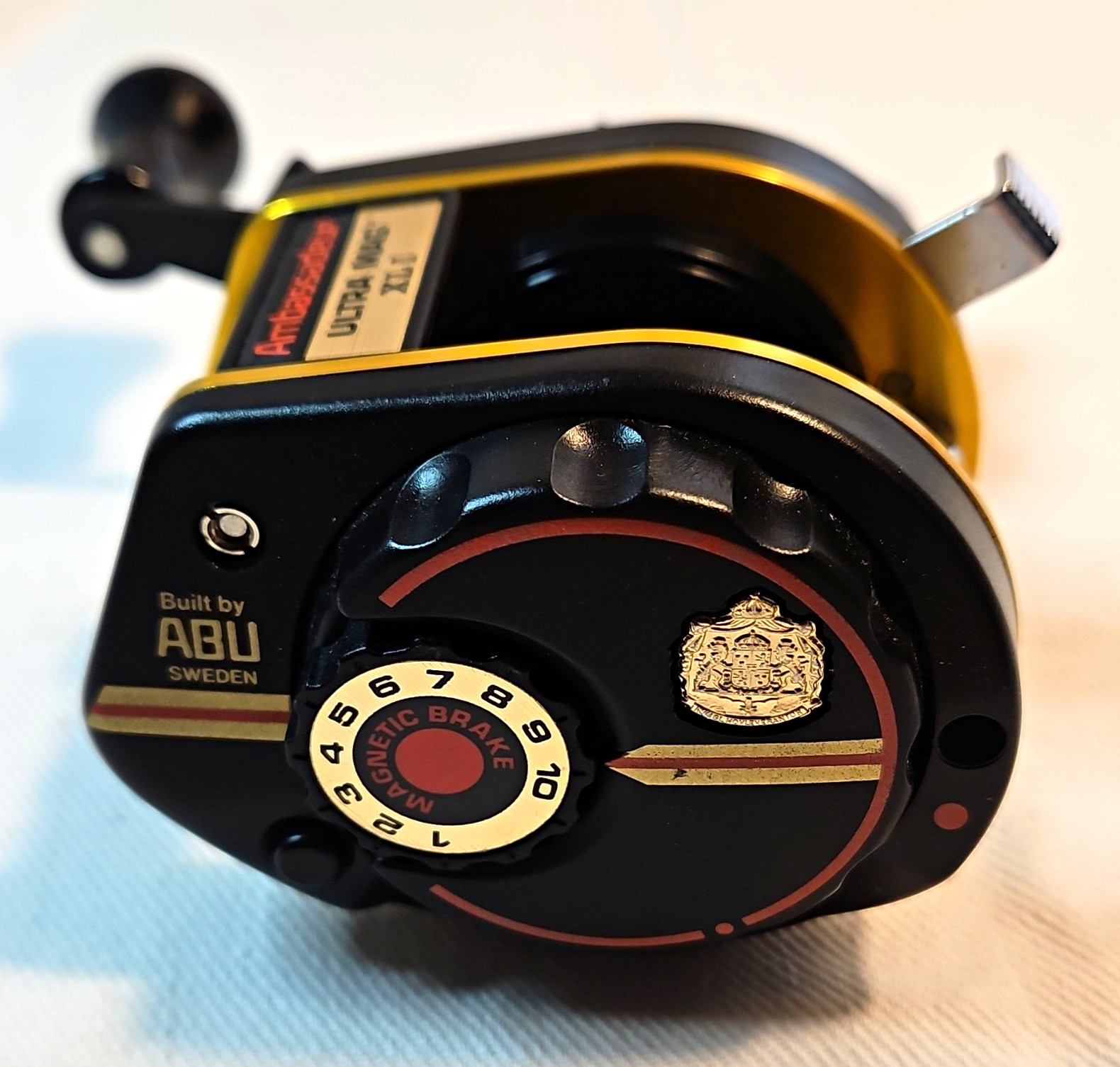 Vintage 1984 ABU Ambassadeur Ultra Mag XL I Baitcasting Reel NOS Sweden w/Box
