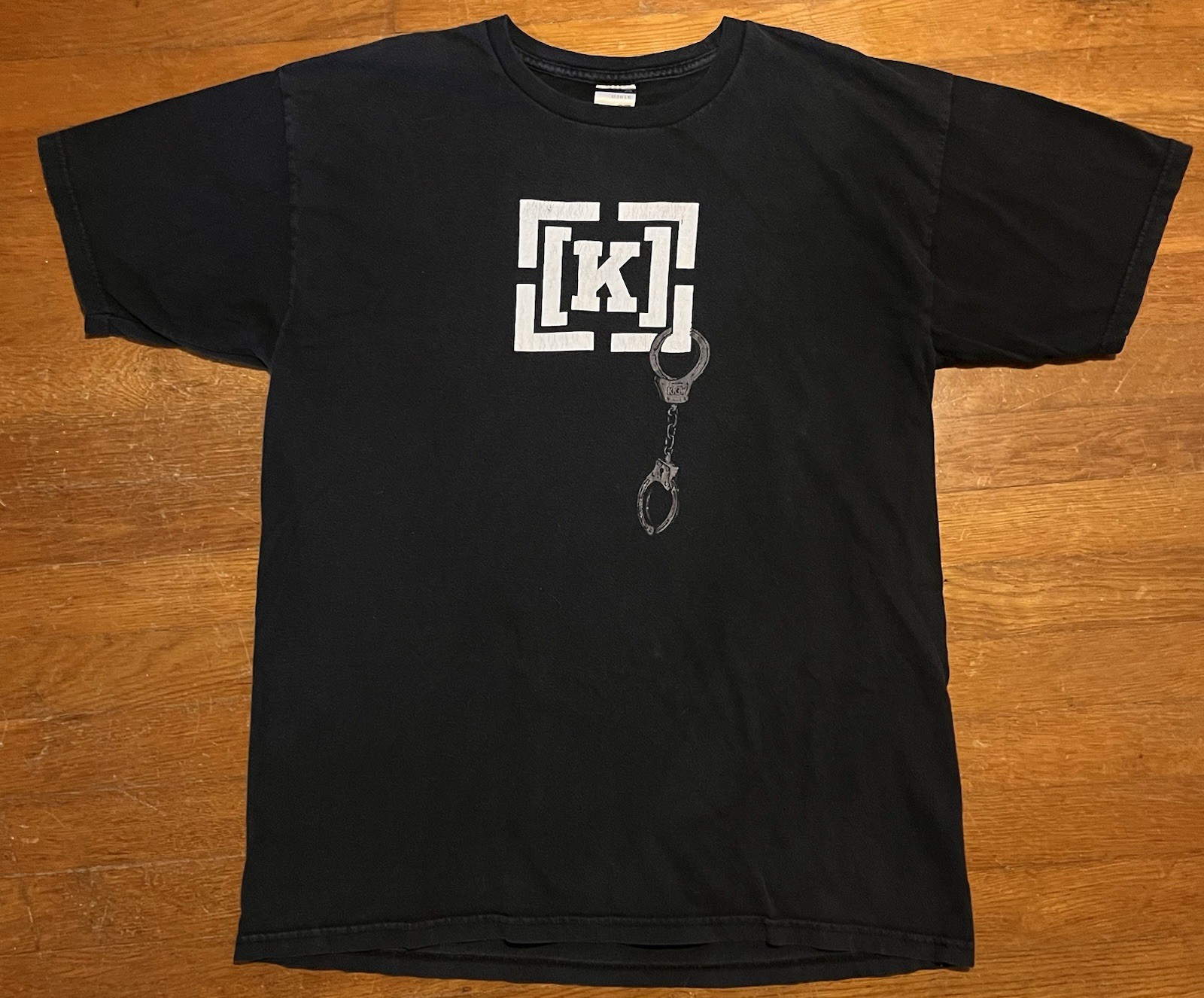 Krew Skateboards Handcuffs T Shirt Large Great Condition Y2K Vintage