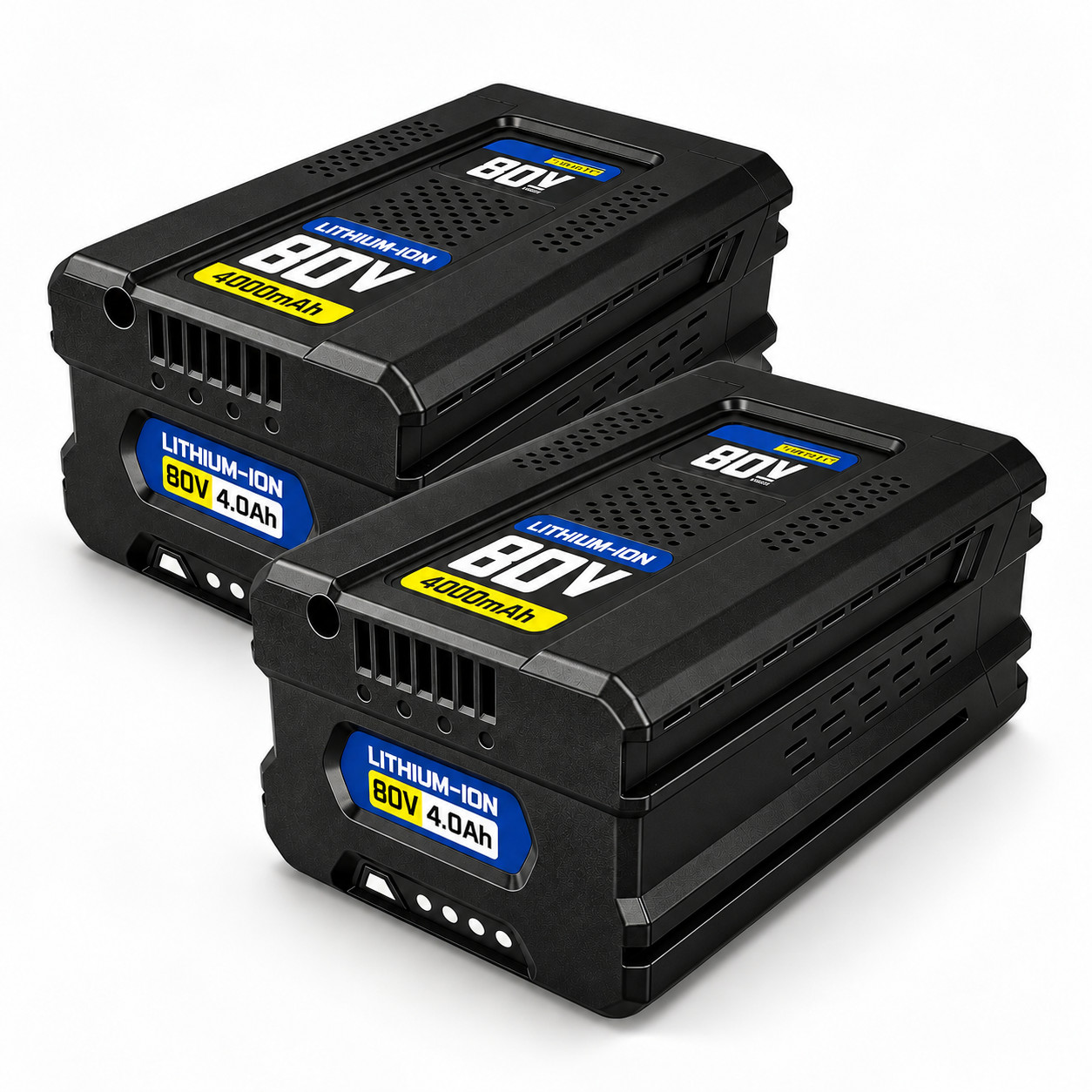 2-Pack 80V 4.0Ah Batteries Compatible with Kobalt KB2580-06 KB580-06 KB680-06