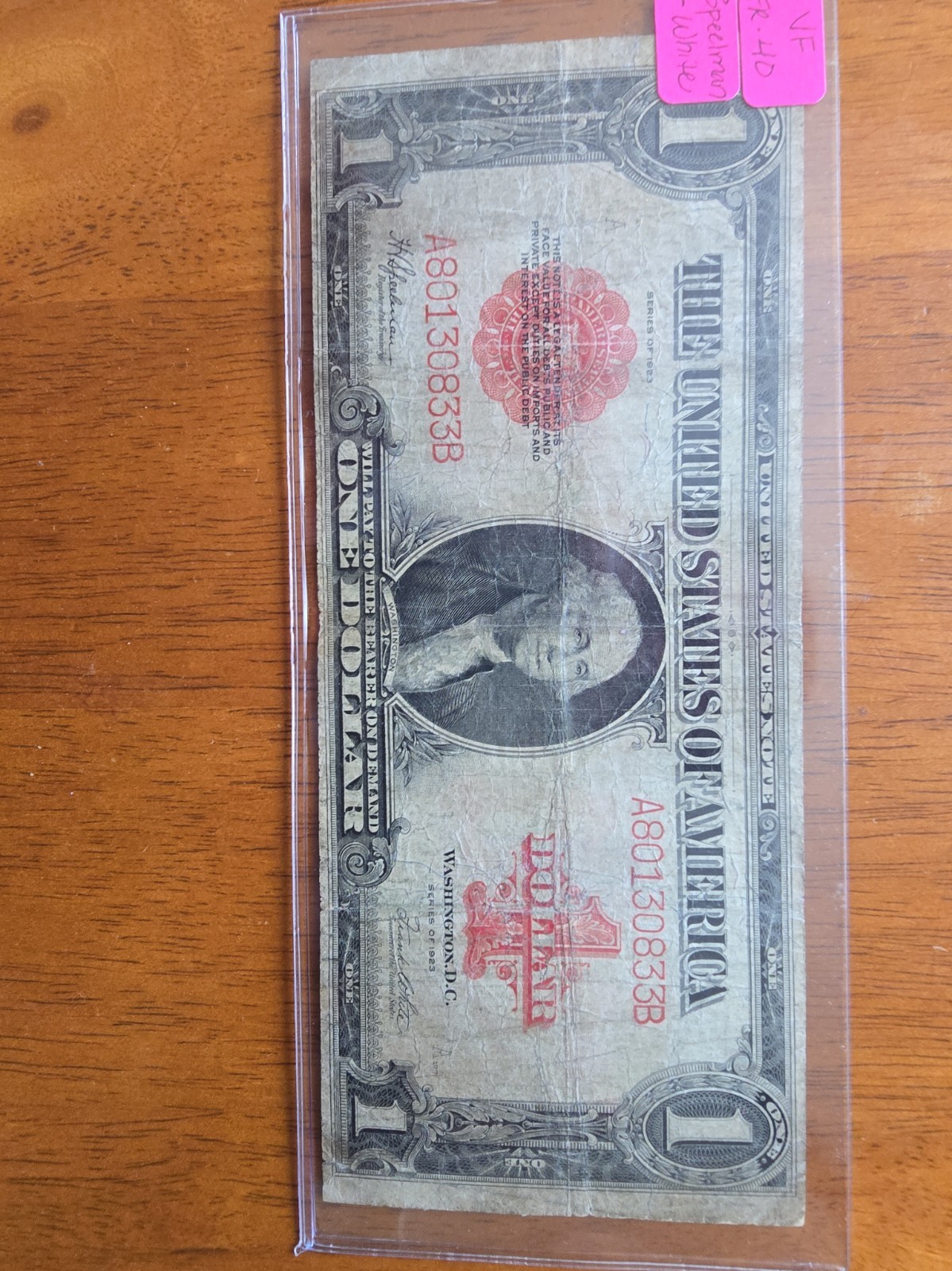 FR. 40 1923 $1 ONE DOLLAR LEGAL TENDER UNITED STATES NOTE FR. 40 1923 $1 ONE DOLLAR LEGAL TENDER UNITED STATES NOTE
