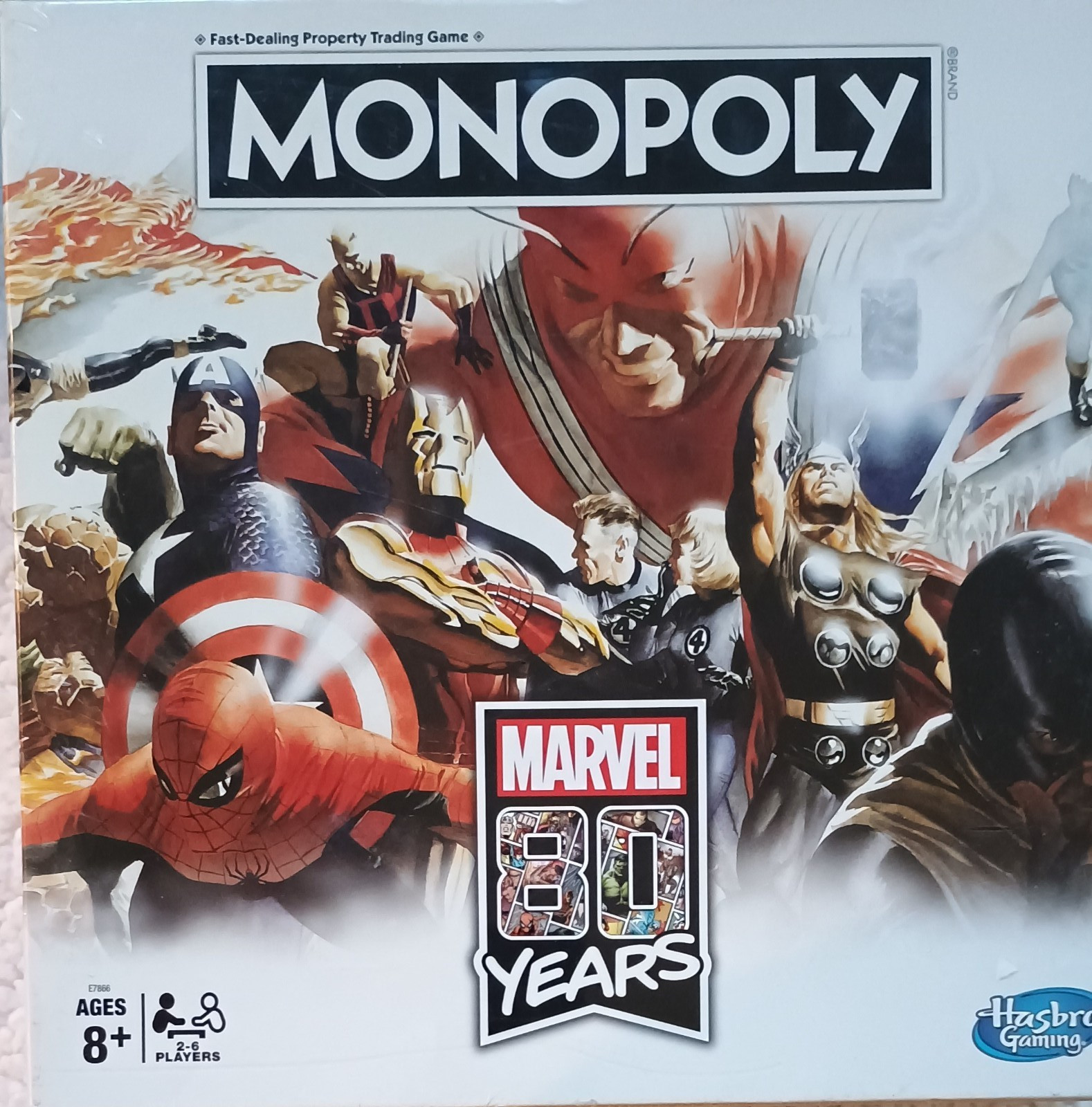 Hasbro Monopoly Marvel 80 Years Edition Board Game, NEW Unopened