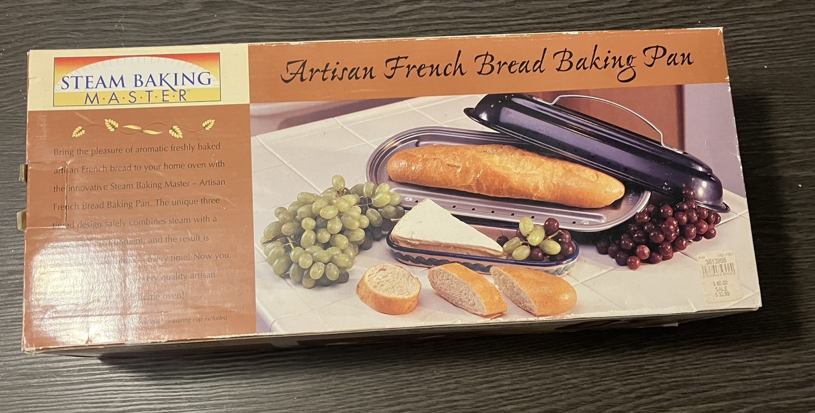 NEW Baparoma 3-Piece Steam Baking Master Artisan French Bread Pan System SEALED NEW Baparoma 3-Piece Steam Baking Master Artisan French Bread Pan System SEALED