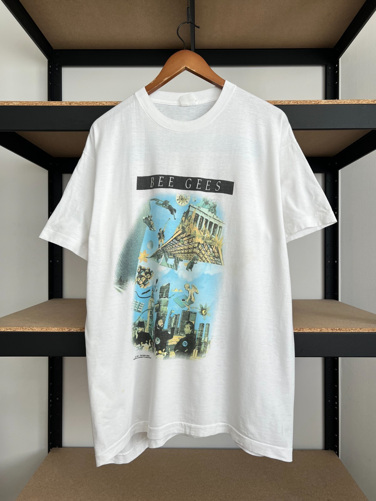 Bee Gees Soft Harmony Pop Unisex White T-Shirt YD098