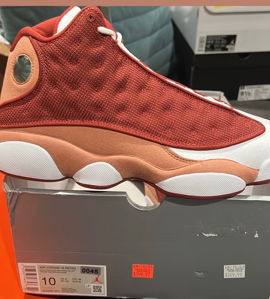 Jordan Air Jordan 13 Retro Dune Red/Terra Blush/White Men\'s Sneaker 10 Jordan Air Jordan 13 Retro Dune Red/Terra Blush/White Men\'s Sneaker 10