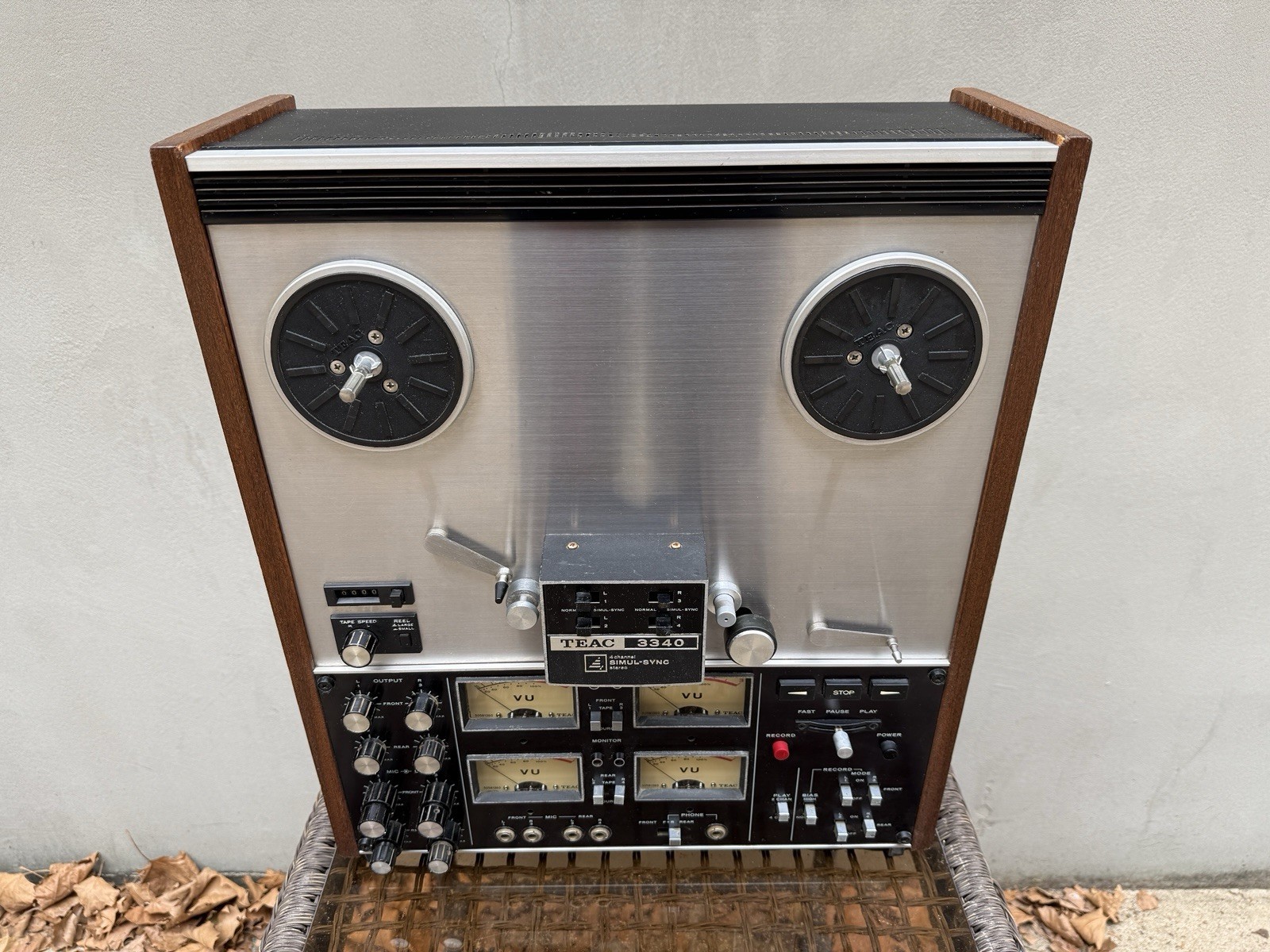 Vintage TEAC 3340 Professional 4 Track Reel to Reel Player/Recorder
