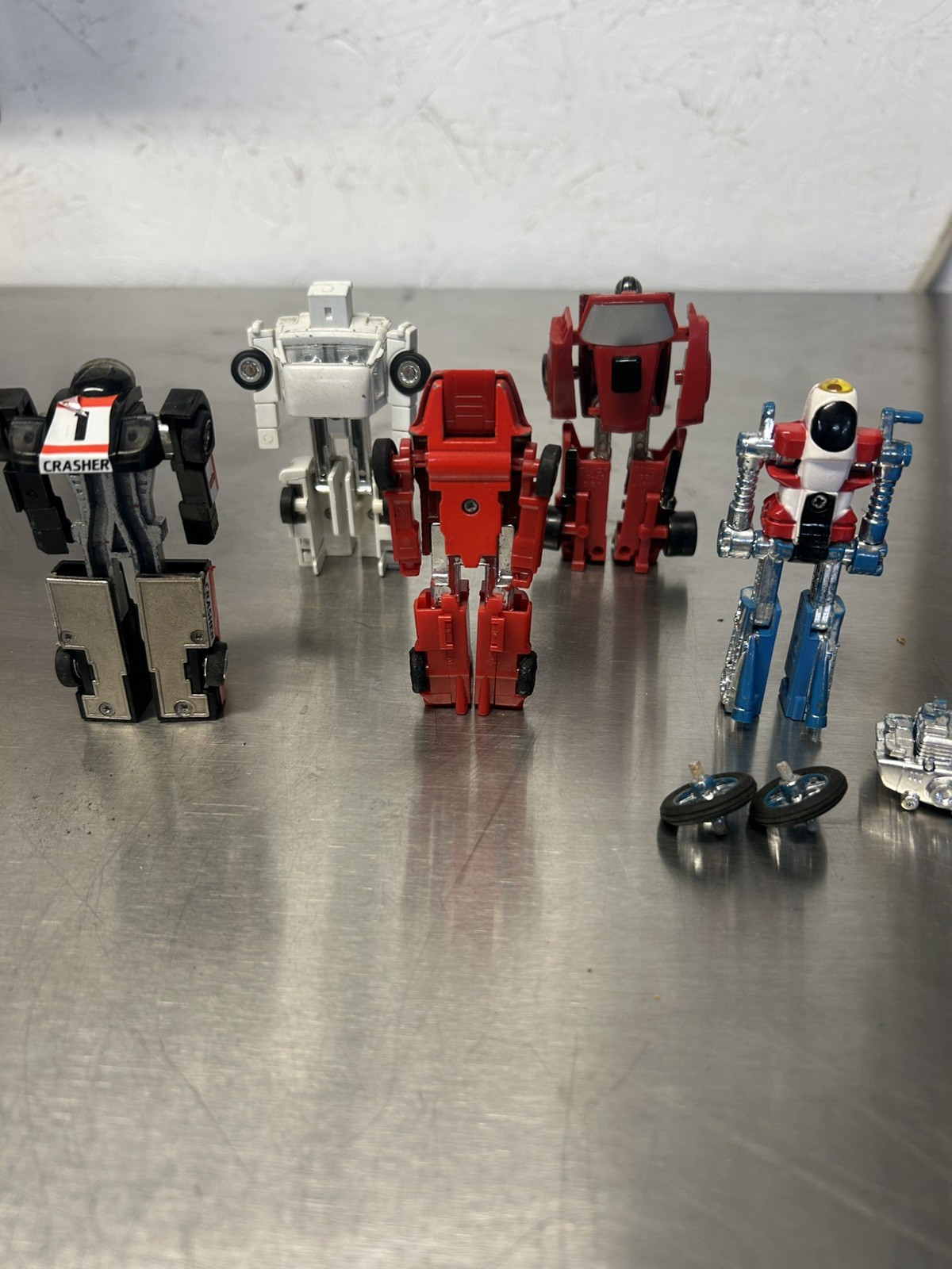 Vintage 1980s GoBots Figure Lot Cy-Kill Rest-Q, Turbo, Crasher, Street Heat Vintage 1980s GoBots Figure Lot Cy-Kill Rest-Q, Turbo, Crasher, Street Heat