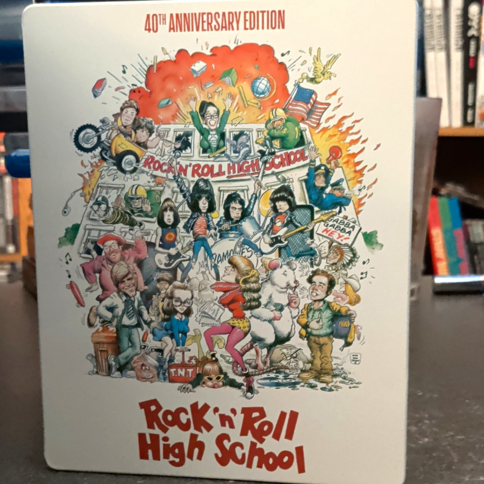 Shout Factory Rock \'n\' Roll High School 40th Anniv Blu-ray PG STEELBOOK Shout Factory Rock \'n\' Roll High School 40th Anniv Blu-ray PG STEELBOOK