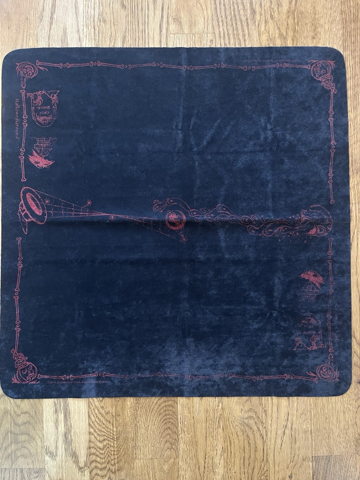 Spellground 2015 HallowedGround Bloodspawn Black & Red V3 Khalsa Brain Games Mat