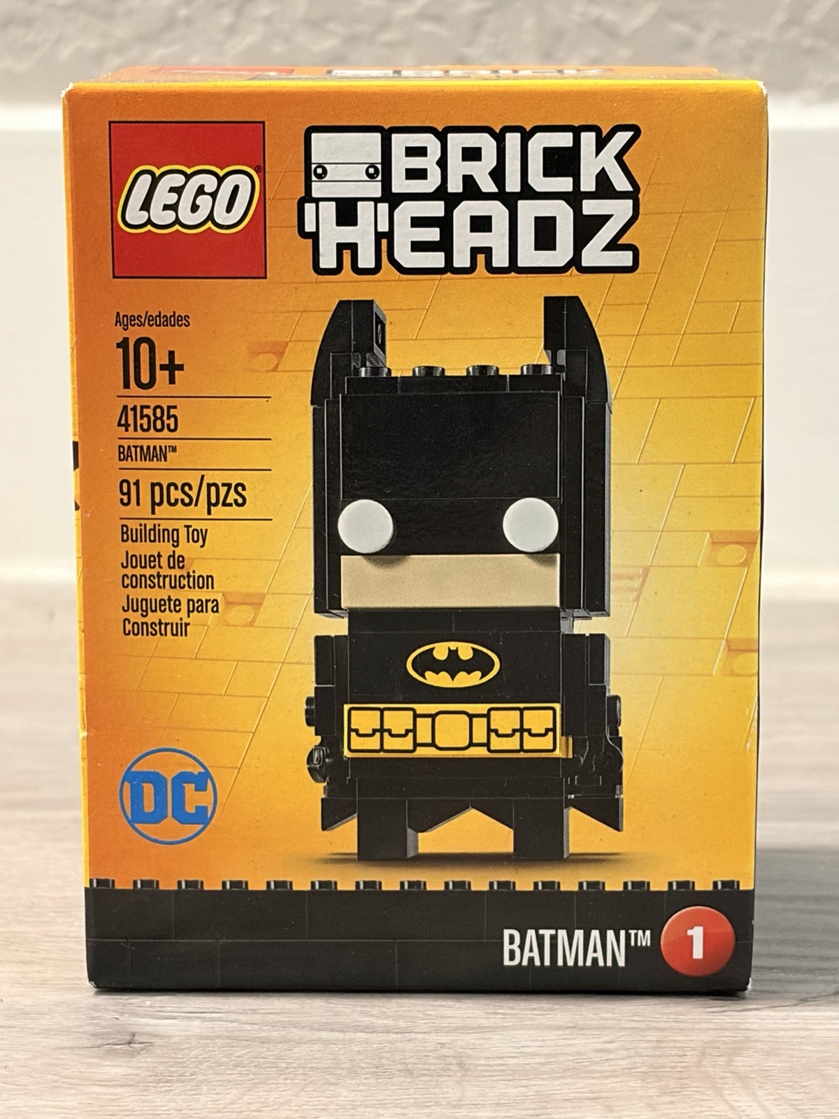Lego 41585 BrickHeadz DC BATMAN 2017 Retired Sealed NIB RARE HTF