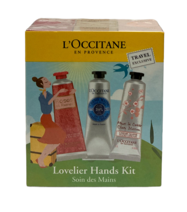 L'Occitane En Provence Lovelier Hand Kit Travel Exclusive (6 pcs) New Sealed L'Occitane En Provence Lovelier Hand Kit Travel Exclusive (6 pcs) New Sealed